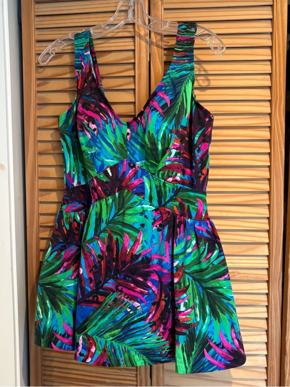 Vintage Bathing Suit Karen Stranger Things Tropical Pattern Swim Skirt Summer